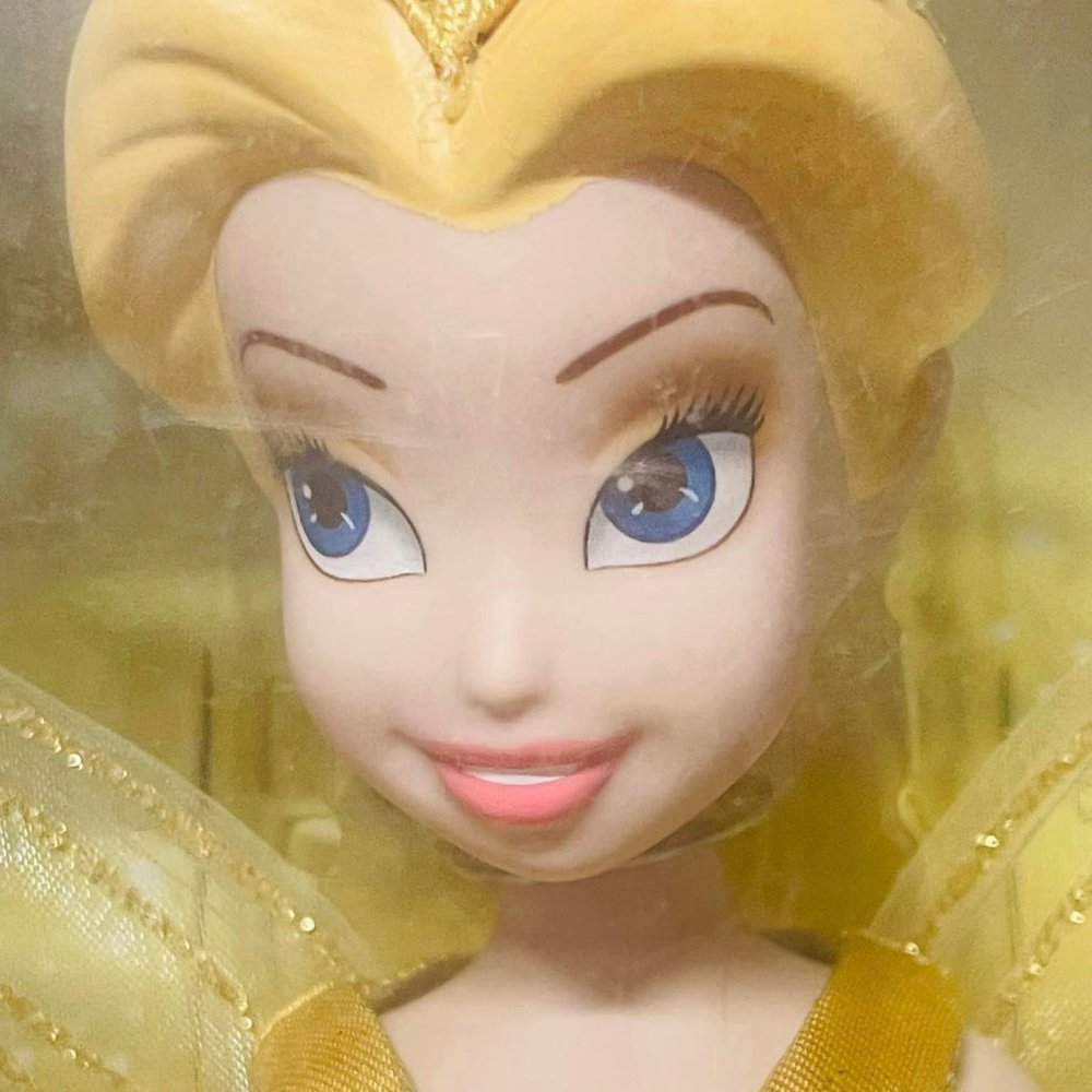 Disney Tinkerbell~ Fairies Queen Clarion Porcelain Doll Brass Key 2008~KEY~ NIB